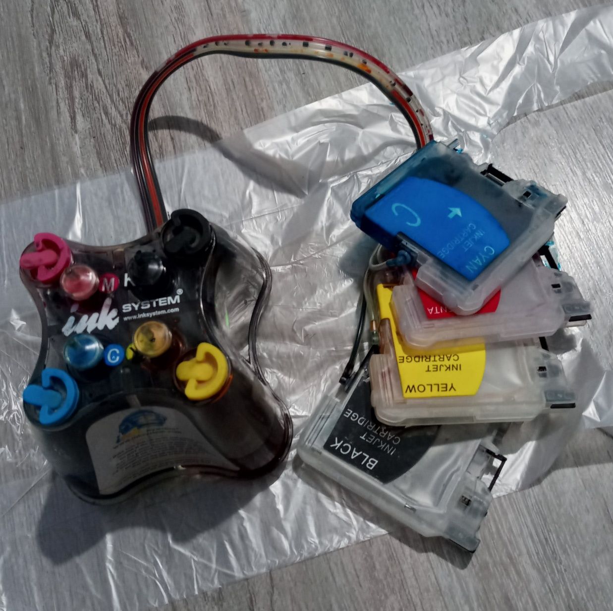 CISS Inksystem do Brother DCP J315W, J125, J515W tzw.wieczne tusze