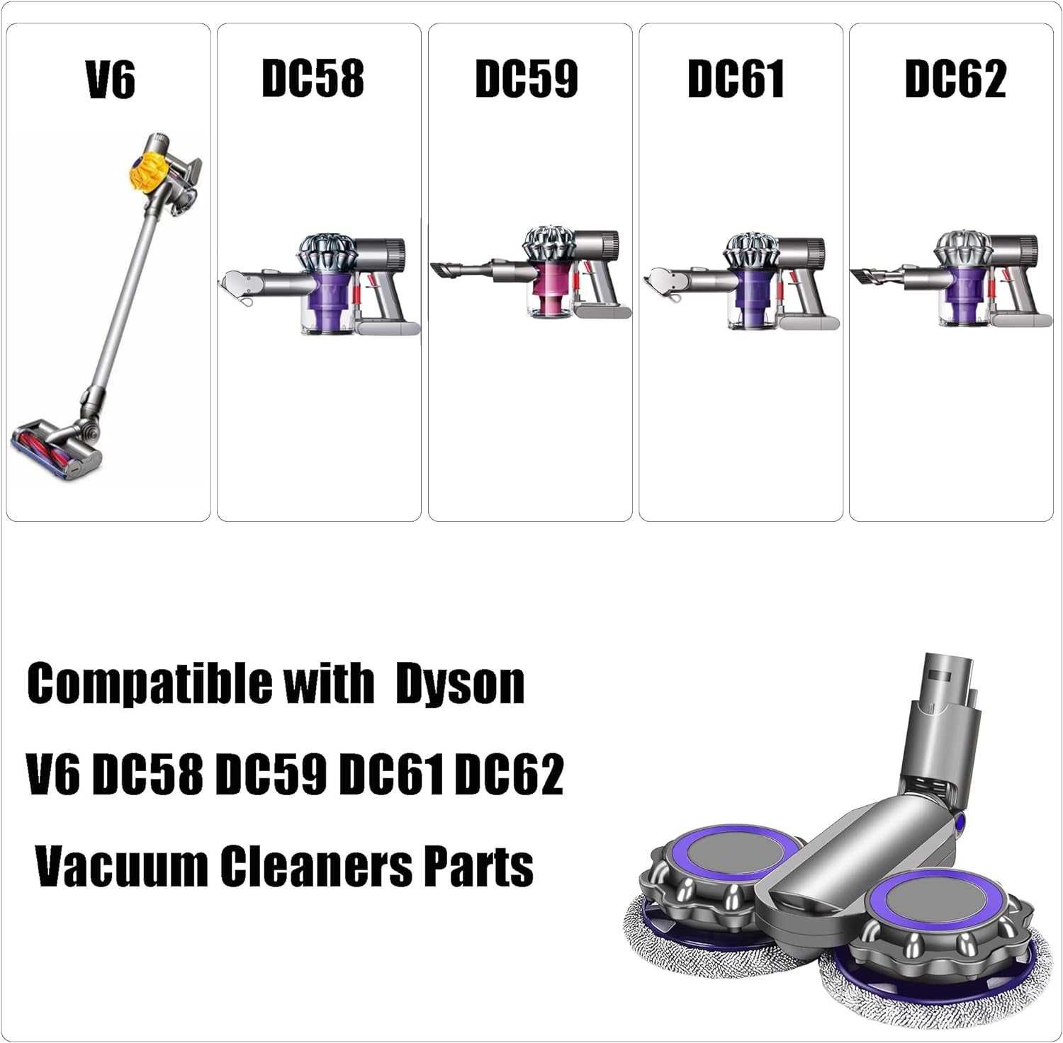 Szczotka do mycia podłóg Dyson V6 DC58 DC59 DC61 DC62
