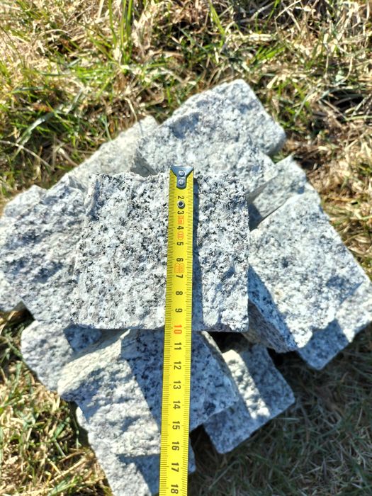 Kostka granitowa szara, Kostka brukowa, bruk, 8/11 tzw.10 łamana