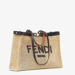 Luksusowa torebka F E N D I    raffia
