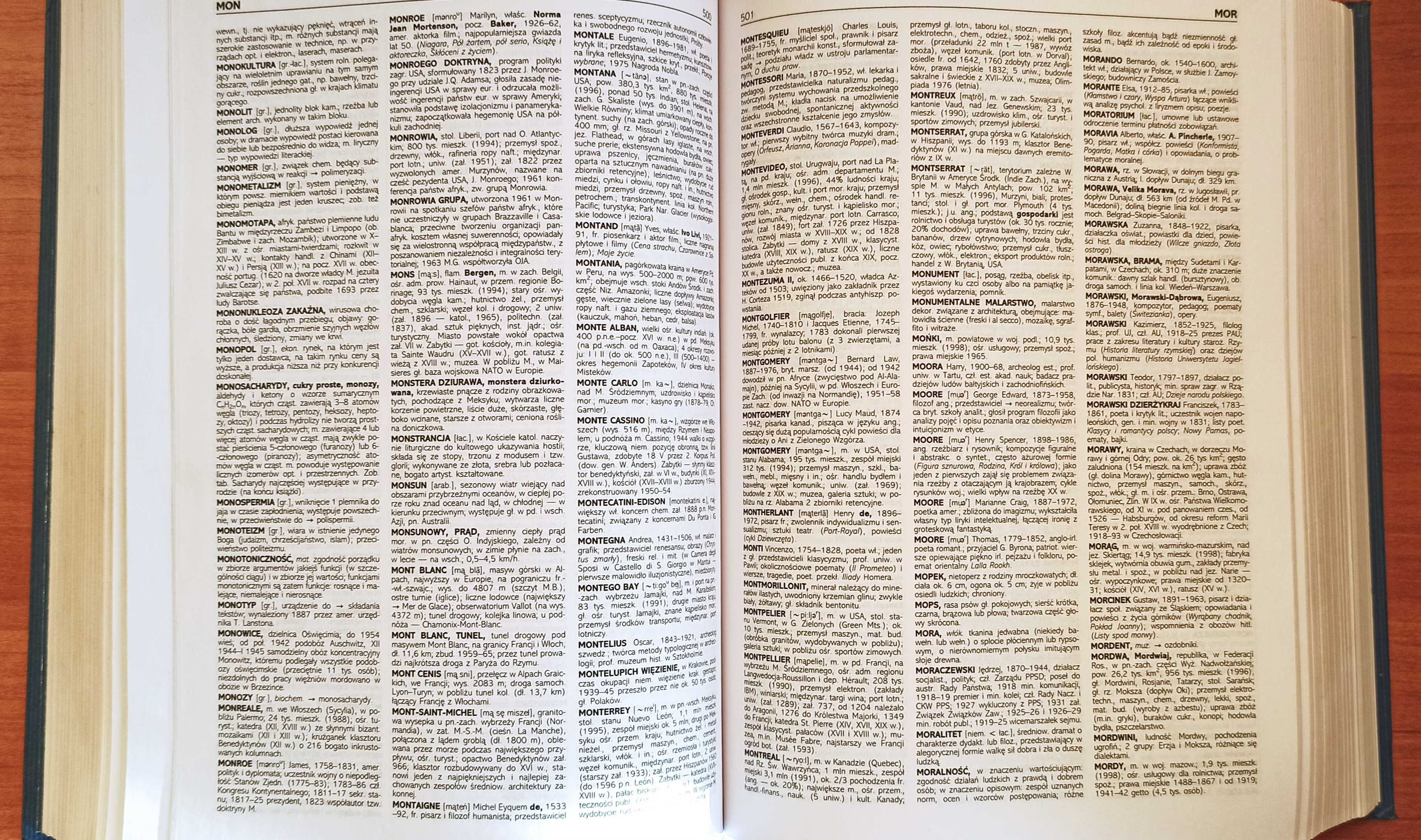 Mała encyklopedia PWN, A-Z