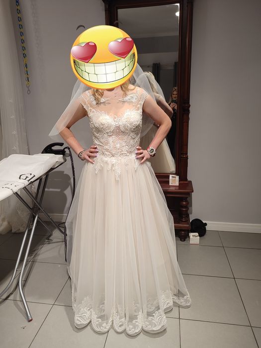 Suknia ślubna Ivory ( litera A) NOWA