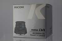 70mm 2.4 HD Limited Pentax DA Nowy 23%VAT