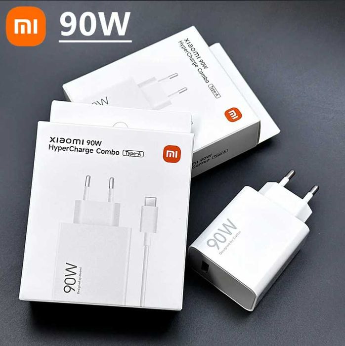 Турбо Зарядка Xiaomi 90W + кабель 6А MDY-15-EK Оригінал! 33W, 120W