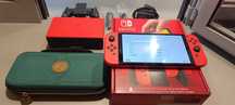 Nintendo Switch OLED "Mario Red- Limited Edition" | Duży Zestaw