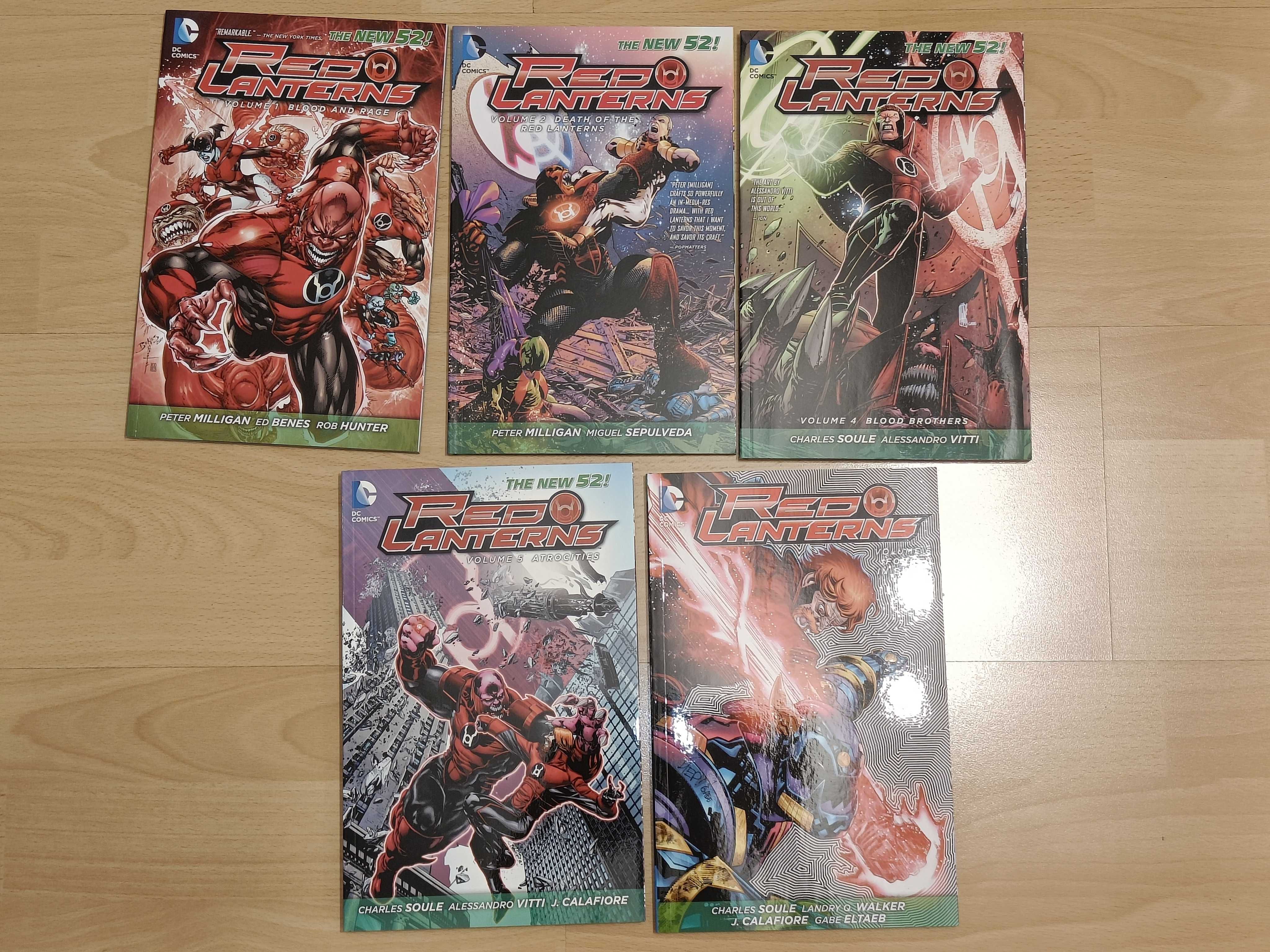 RED LANTERNS SC VOL 01,02,04,05,06