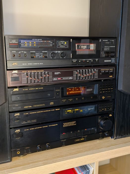 Wieża JVC piękny stan