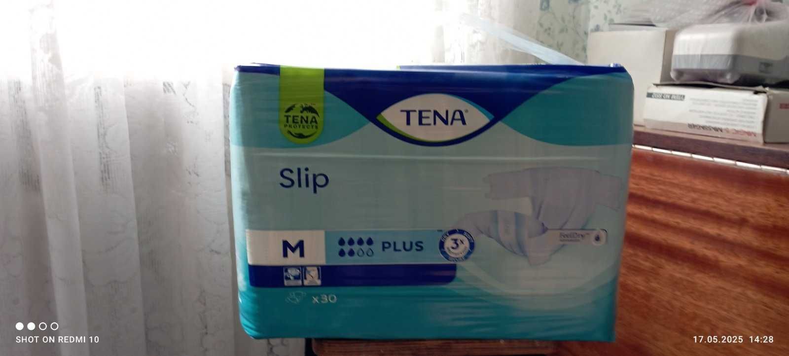Памперсы TENA – M -  10 упаковок.