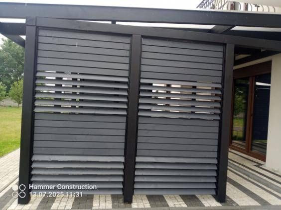 Żaluzje ogrodowe ruchome deseczki shutters
