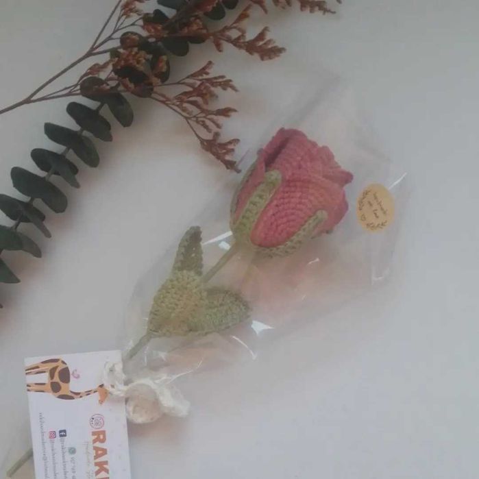 Rosa Glasse em crochê