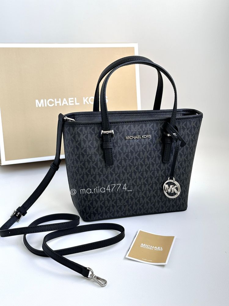 Michael Kors ОРИГІНАЛ / jet set travel extra-small срібна фурнітура