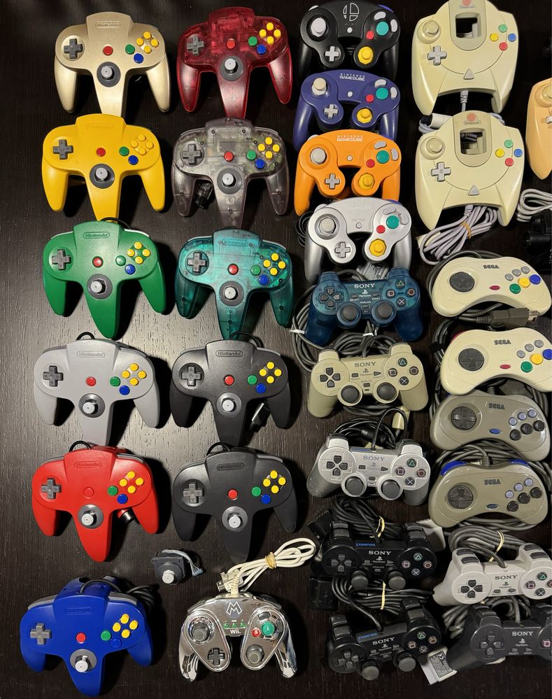 Comandos e acessórios Nintendo, Sega e PlayStation
