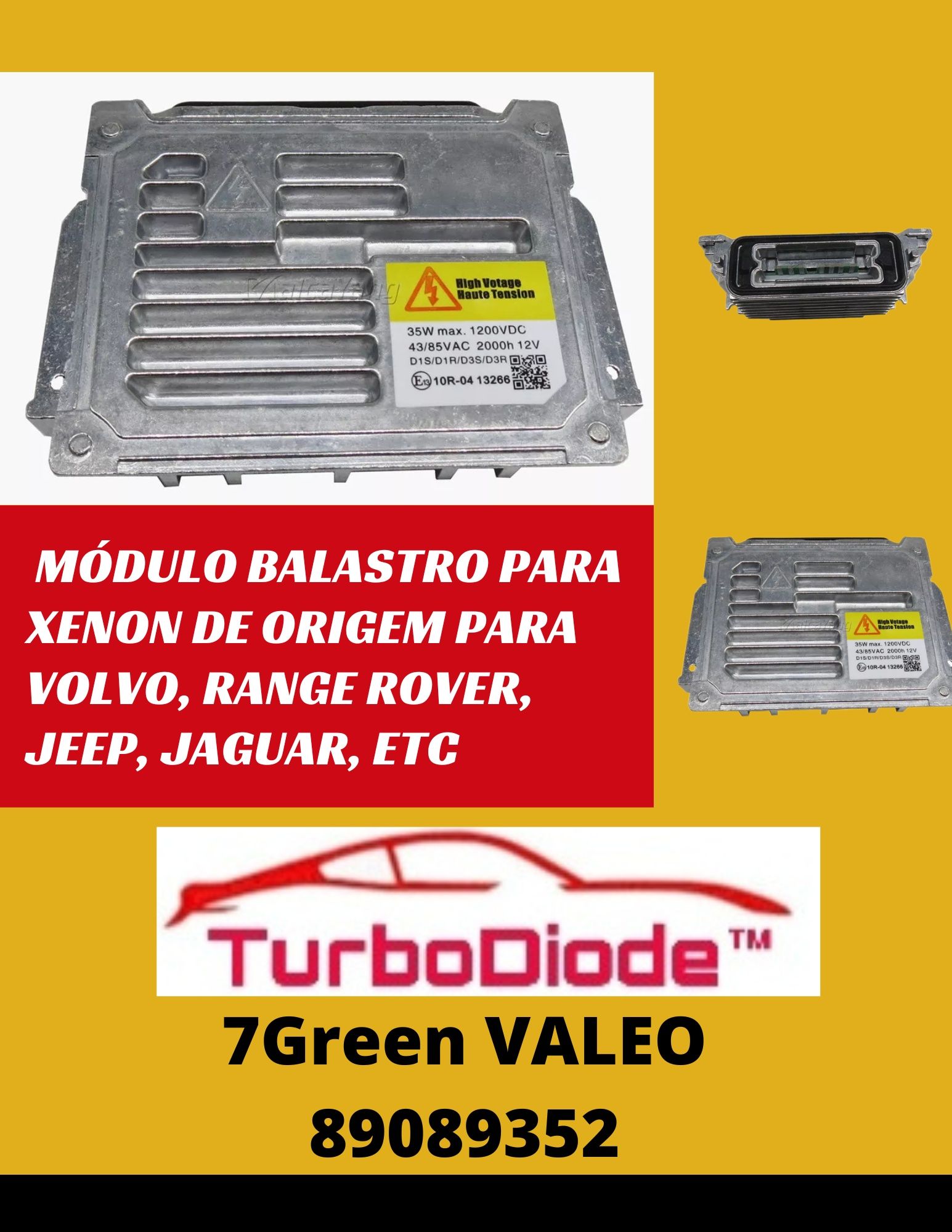 Balastro para Xenon de origem   para VOLVO  S60 V60 XC60