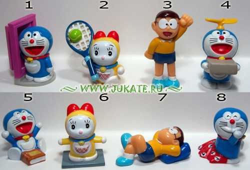 FERRERO Киндер сюрприз Серия Дораемон / Doraemon, 2004 г.