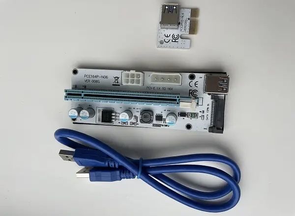 Райзер riser 006 008s 009s 010s plus 11 pro (molex sata 6 pin )