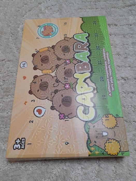 Nowy Kalendarz Adwentowy dla dzieci Capybara Szybka Wysyłka