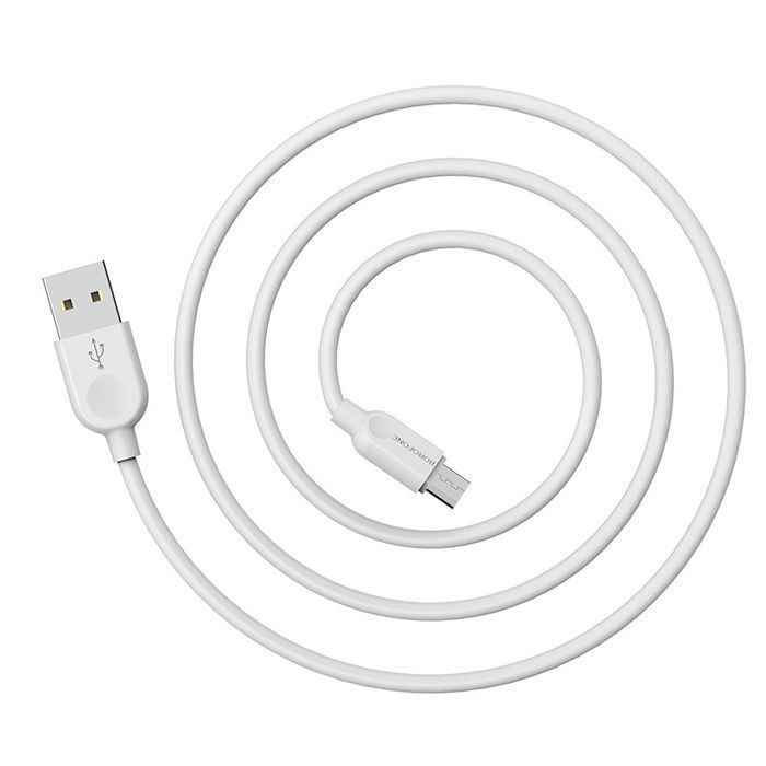 Borofone Kabel Bx14 Linkjet - Usb Na Micro Usb - 2,4A 3 Metry Biały