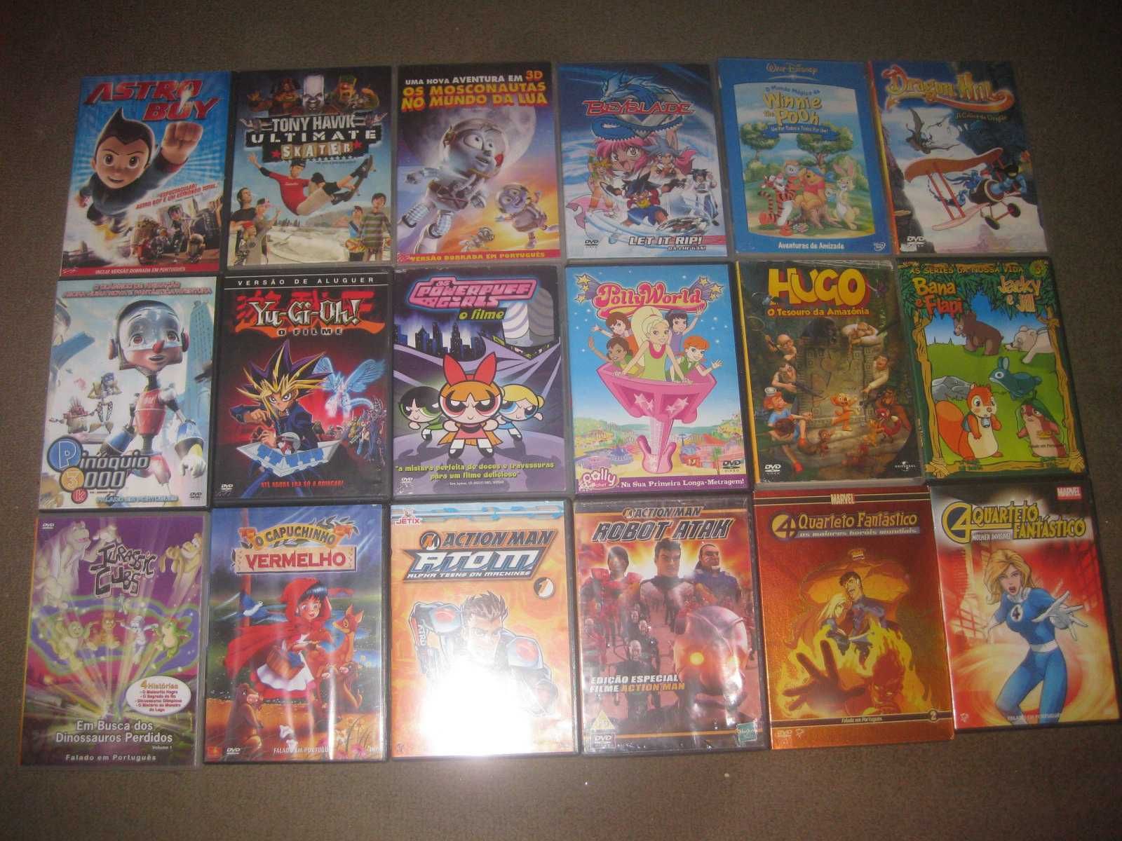 72 DVDs de Animação- Todos Originais!