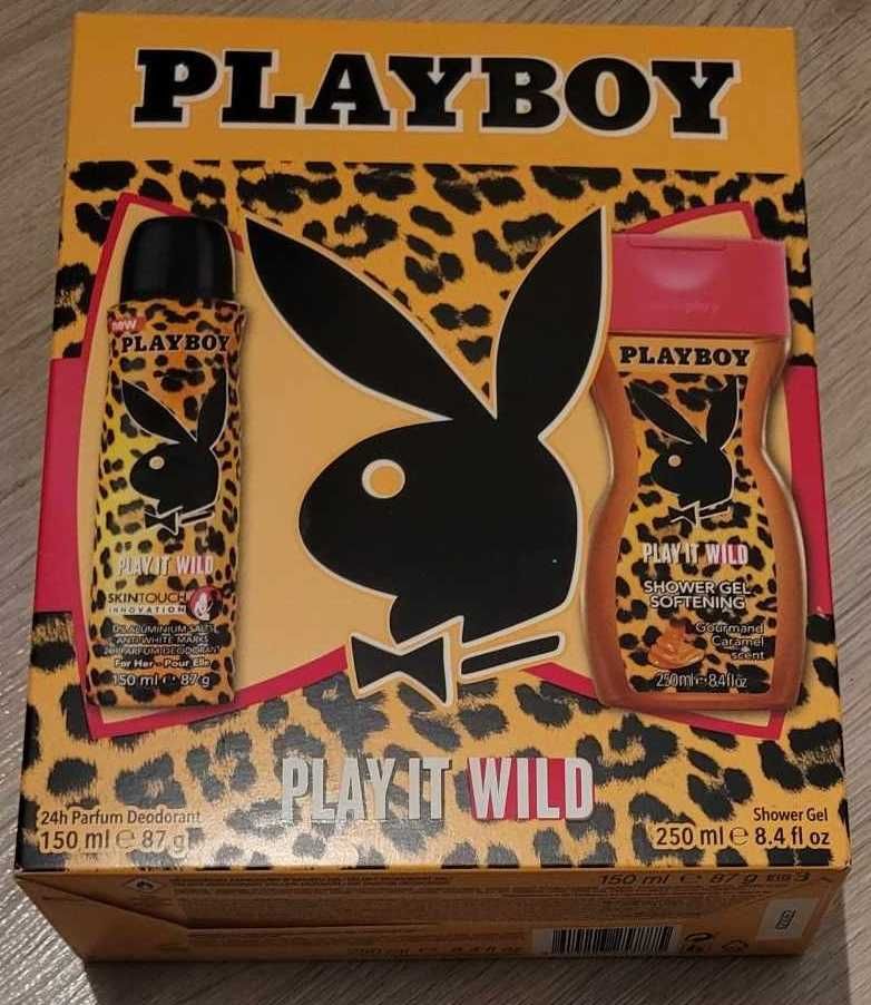 Playboy play it wild, zestaw kosmetyków, nowy