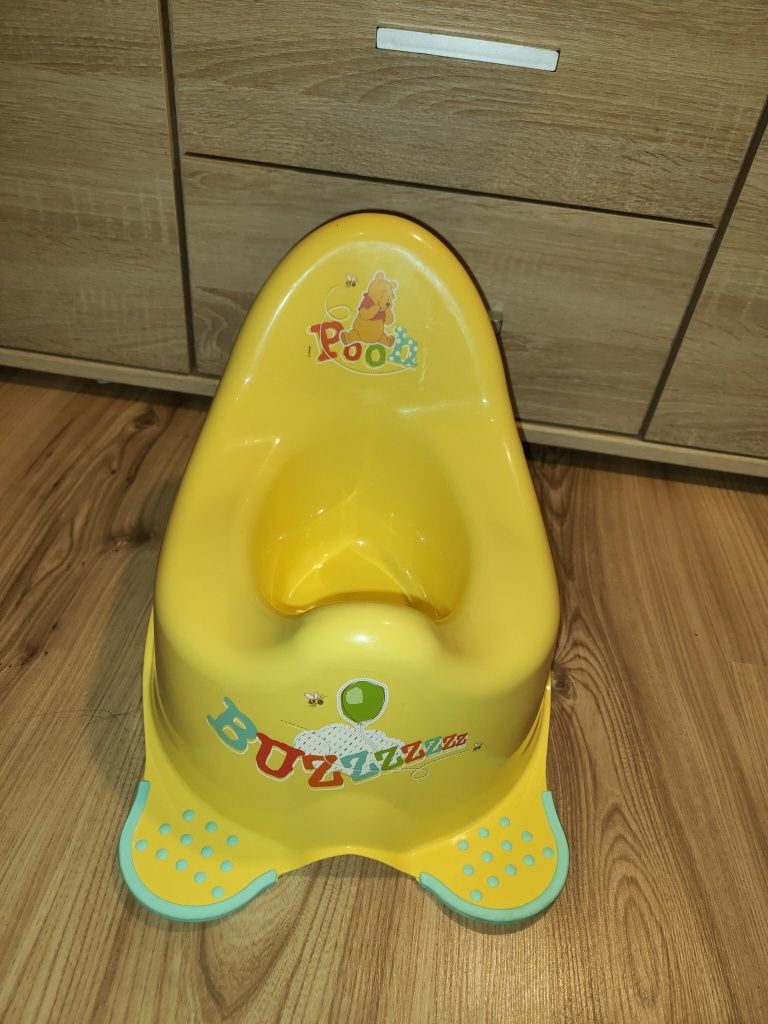 OKT Disney Kubuś Puchatek Winnie the Pooh Nocnik WC Żółty