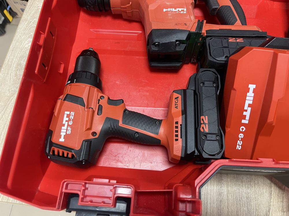 Hilti TE 6-22, SF 6-22, AG 6D-22 Nuron /набір інструментів Хілті Нурон