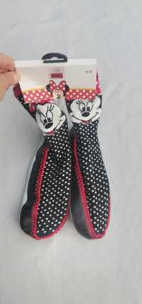 Skarpetki  kapcie papucie myszka Minnie Mouse Disney 31-32
