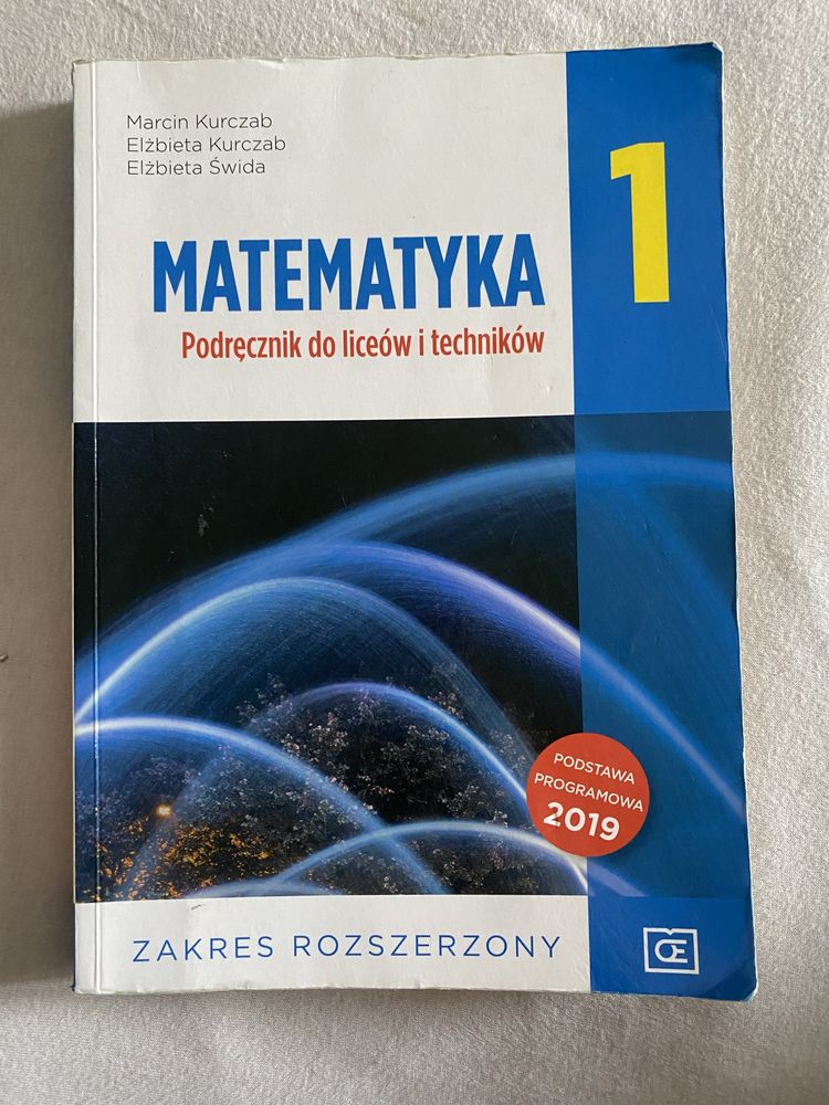 Zestaw podręcznik + zbiór zadań matematyka zakres rozszerzony klasa 1