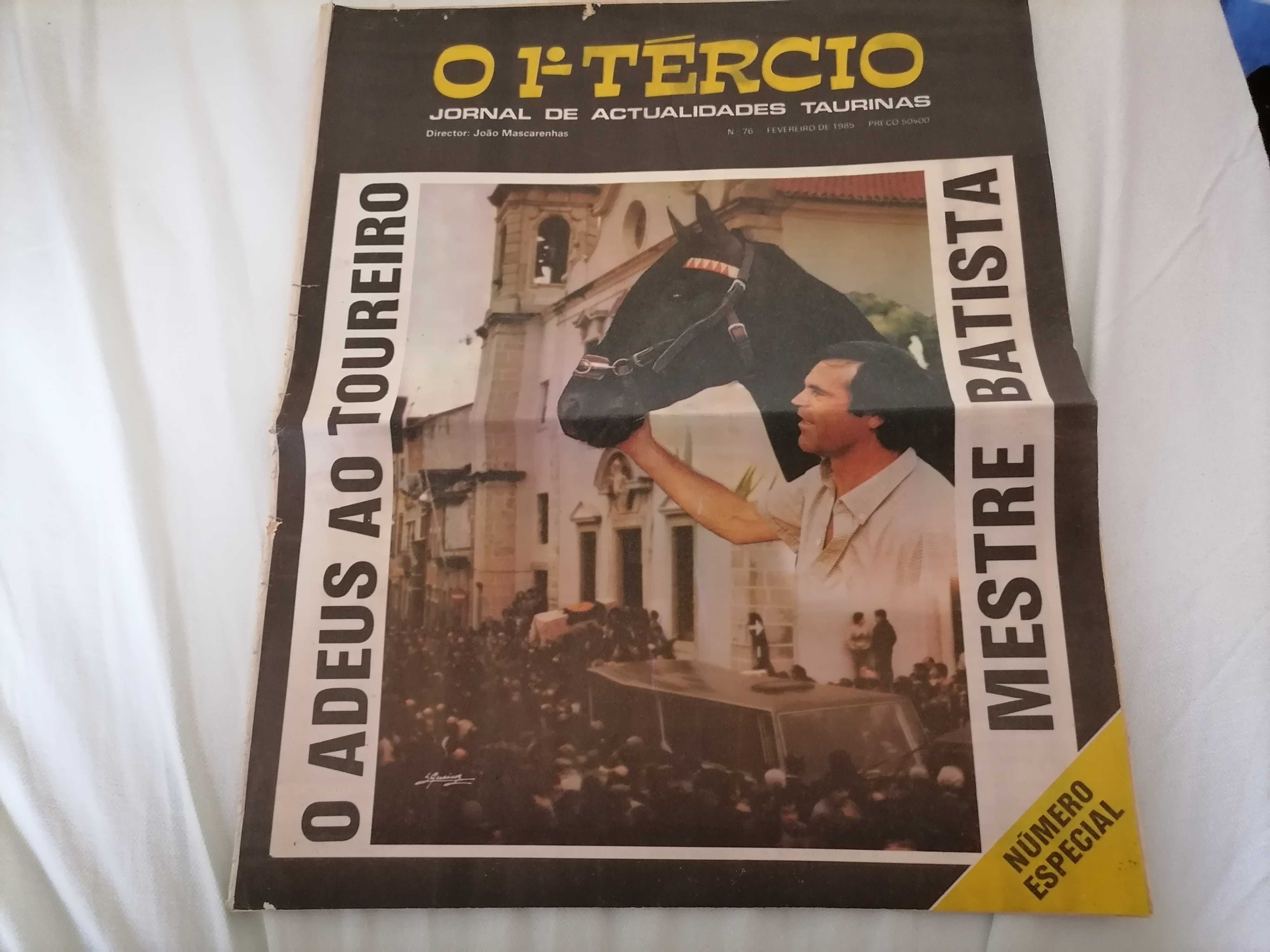 Tauromaquia O 1º Tércio Número Especial O ADEUS a MESTRE BATISTA 1985