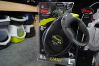 Smycz FLEXI Giant L do 50 kg mocna. Fluo