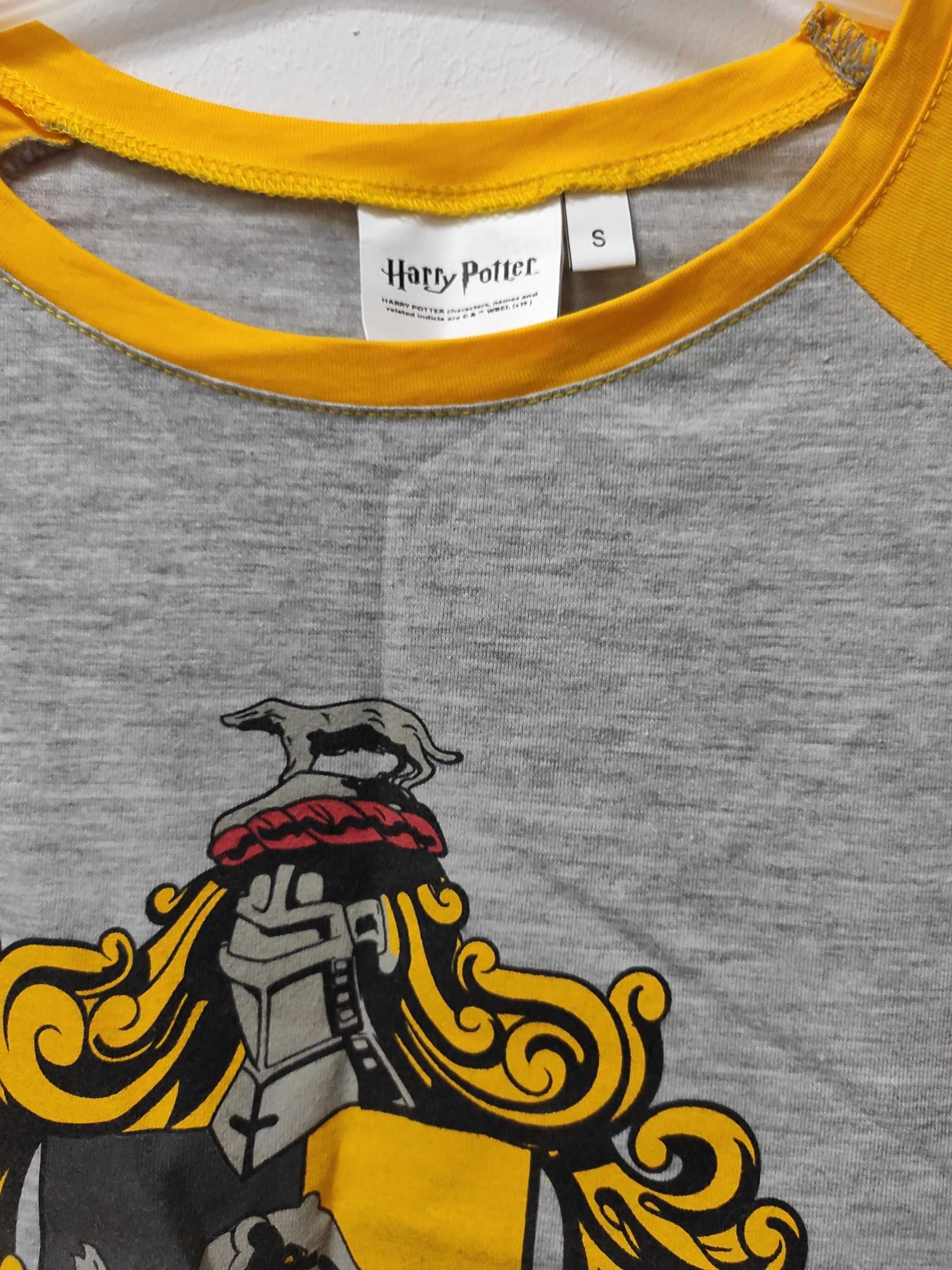 Harry Potter Koszulka 50% Bawełniana Damska Hufflepuff Rozmiar S