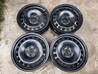 Oryginalne felgi stalowe VW 16" 5x112x57,1 ET 33 Tiguan Sharan Passat