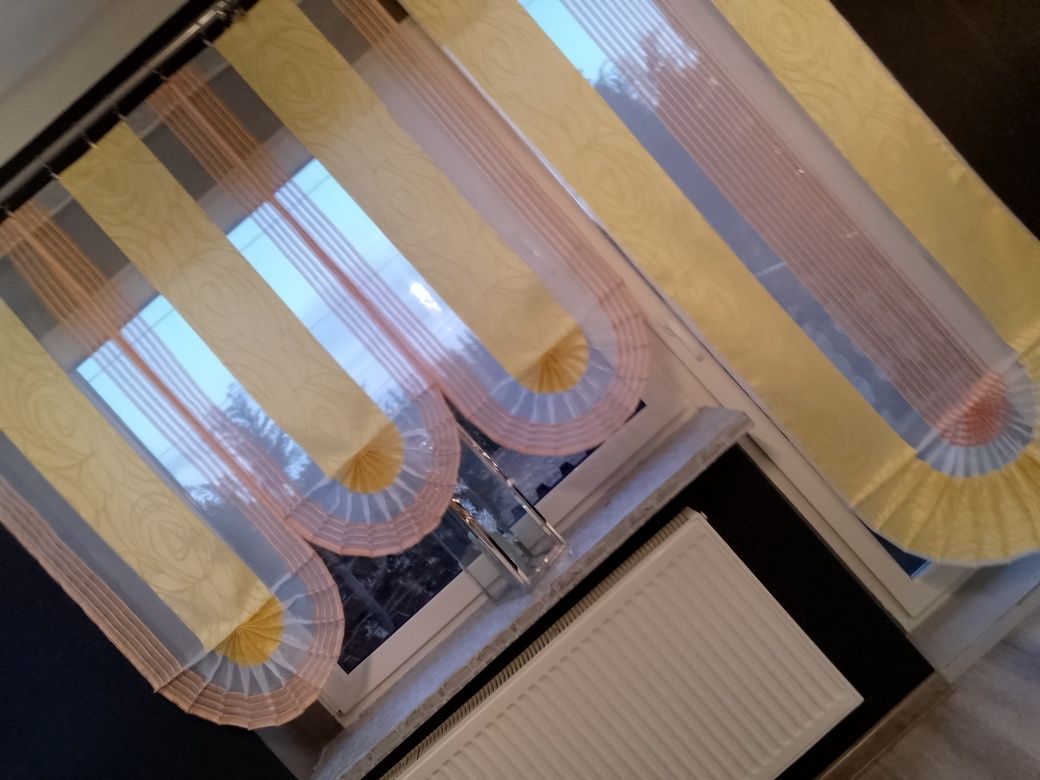 Firanki wachlarze kpl balkonowy
