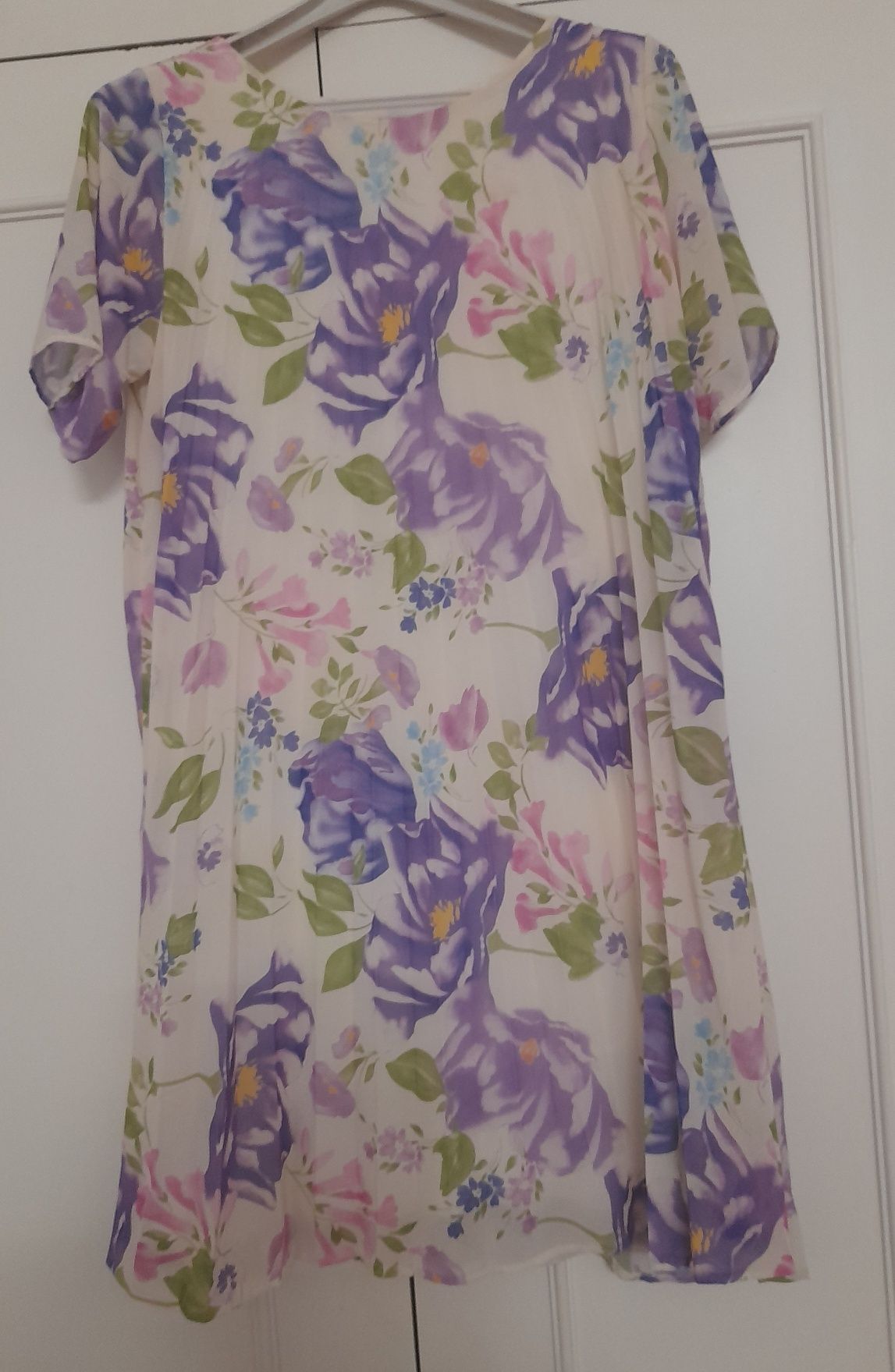 Vestido forrado plissado - Tamanho L/XL