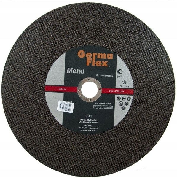 Tarcza 350x3.5x32 tarcze Germa Flex do metalu do przecinarki 350x3,5x3