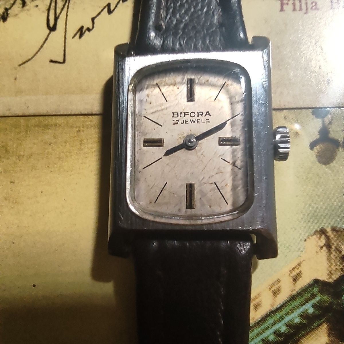 Niemiecki zegarek Bifora 17 jewels lata 70/80