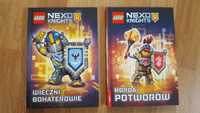 NEXO KNIGHTS książki LEGO jak nowe Wieczni bohaterowie Horda potworów