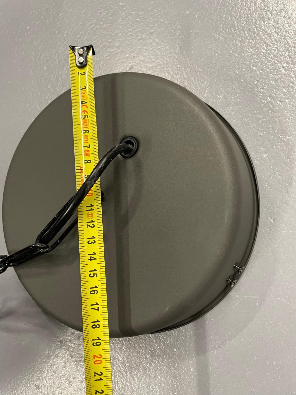 Lampa sufitowa industrialna duża 38 cm ŚR