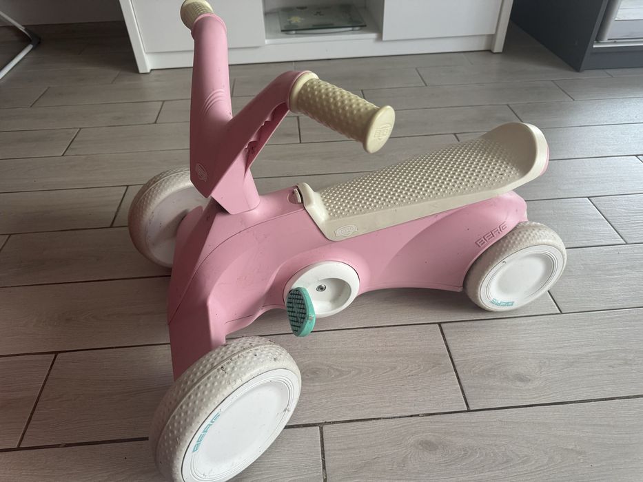 Четырехколесный веломобіль для детей 2в1 Berg GO2 Pink Pedal Gokart