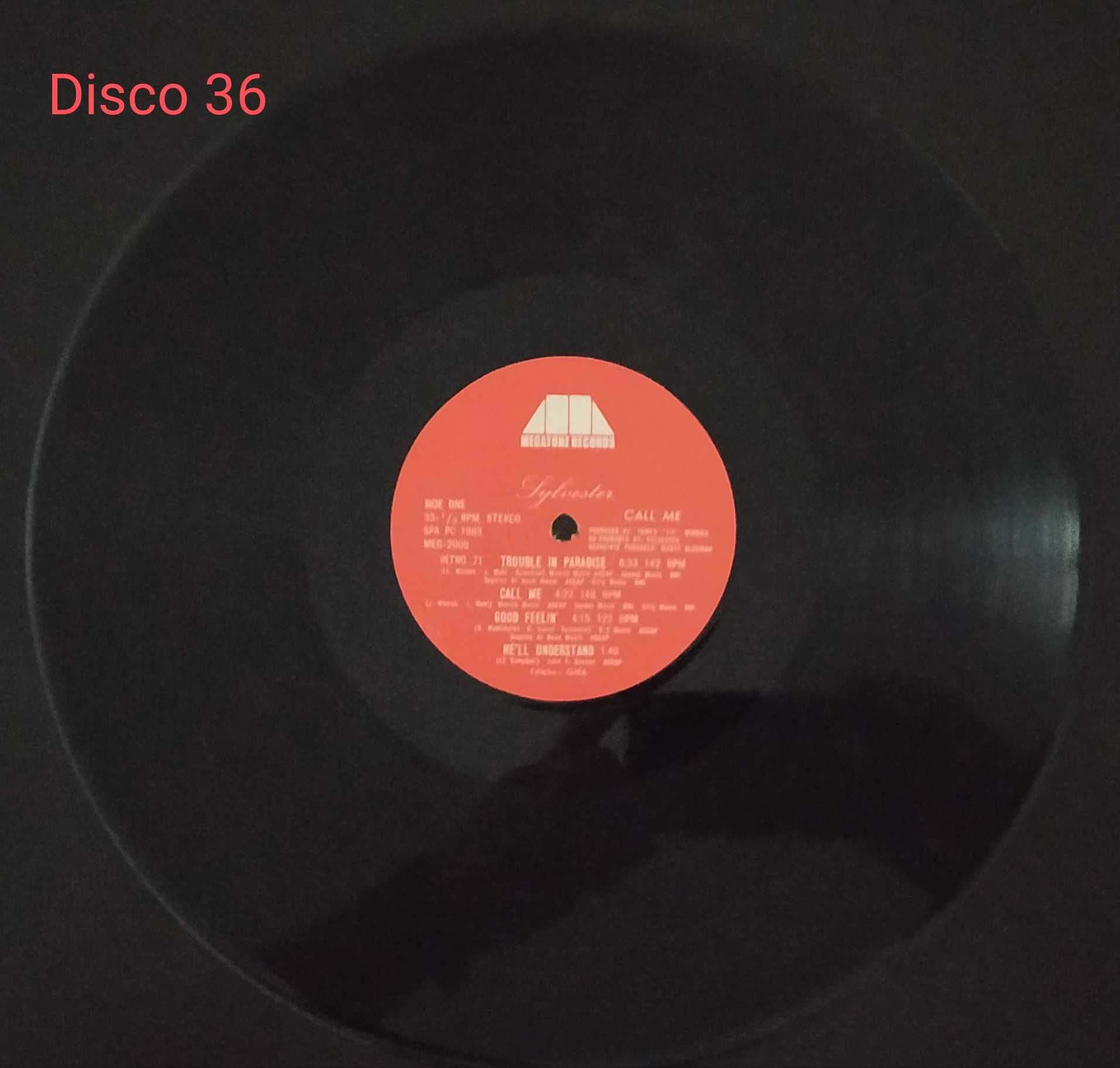 Sylvester Call Mi LP Disco 36