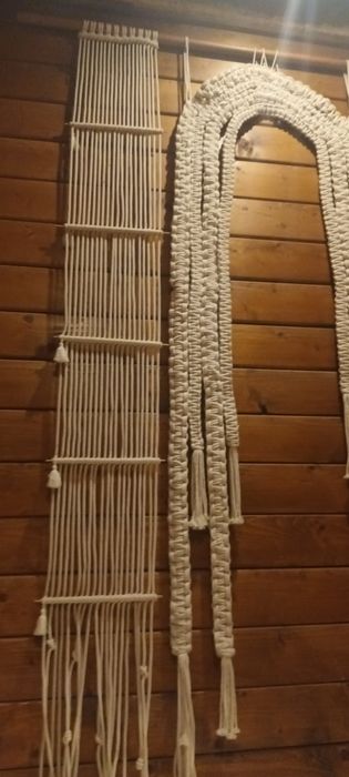 Painel decorativo em Macramé