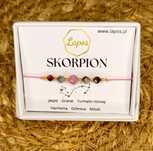 Bransoletka z kamieni naturalnych Zodiakalna Skorpion