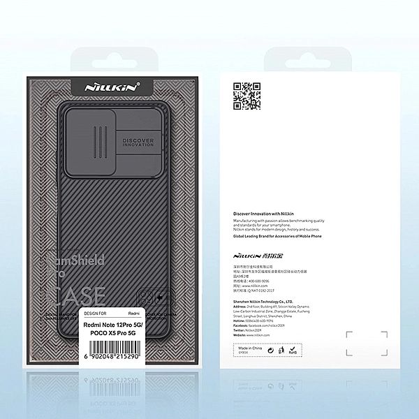 Nillkin CamShield Pro Case etui do Xiaomi Redmi Note 12 Pro / Poco X5