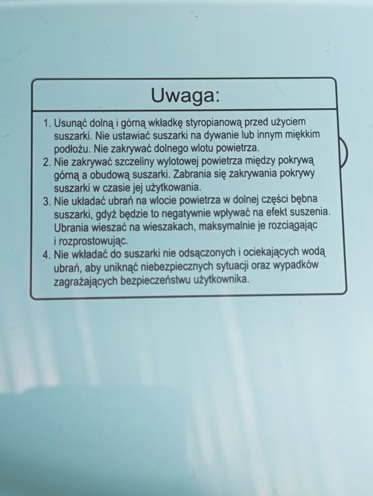 Suszarka do ubrań