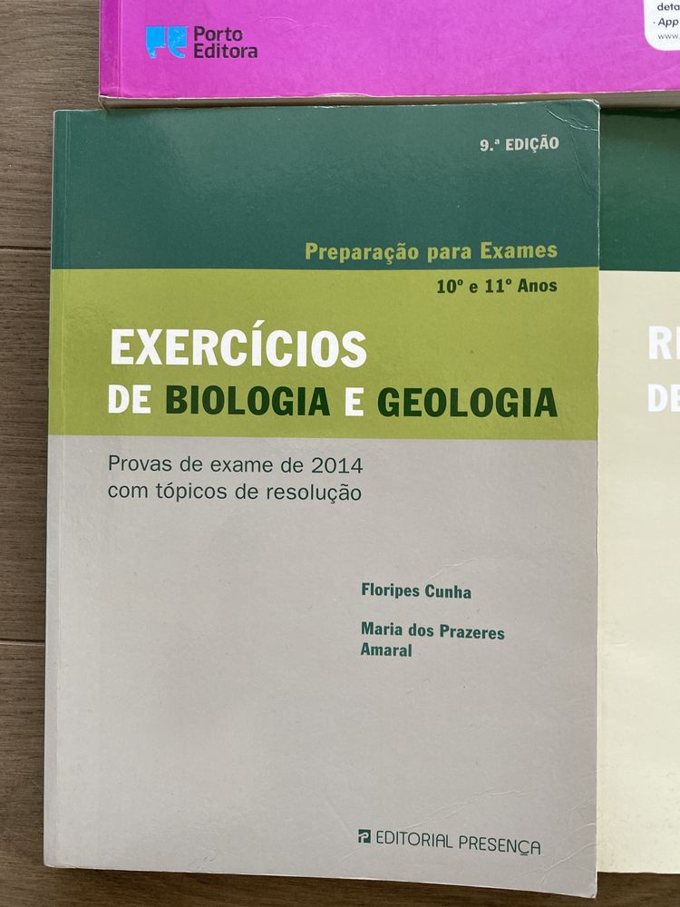 Livros de apoio ao estudo Biologia e Geologia 10 e 11