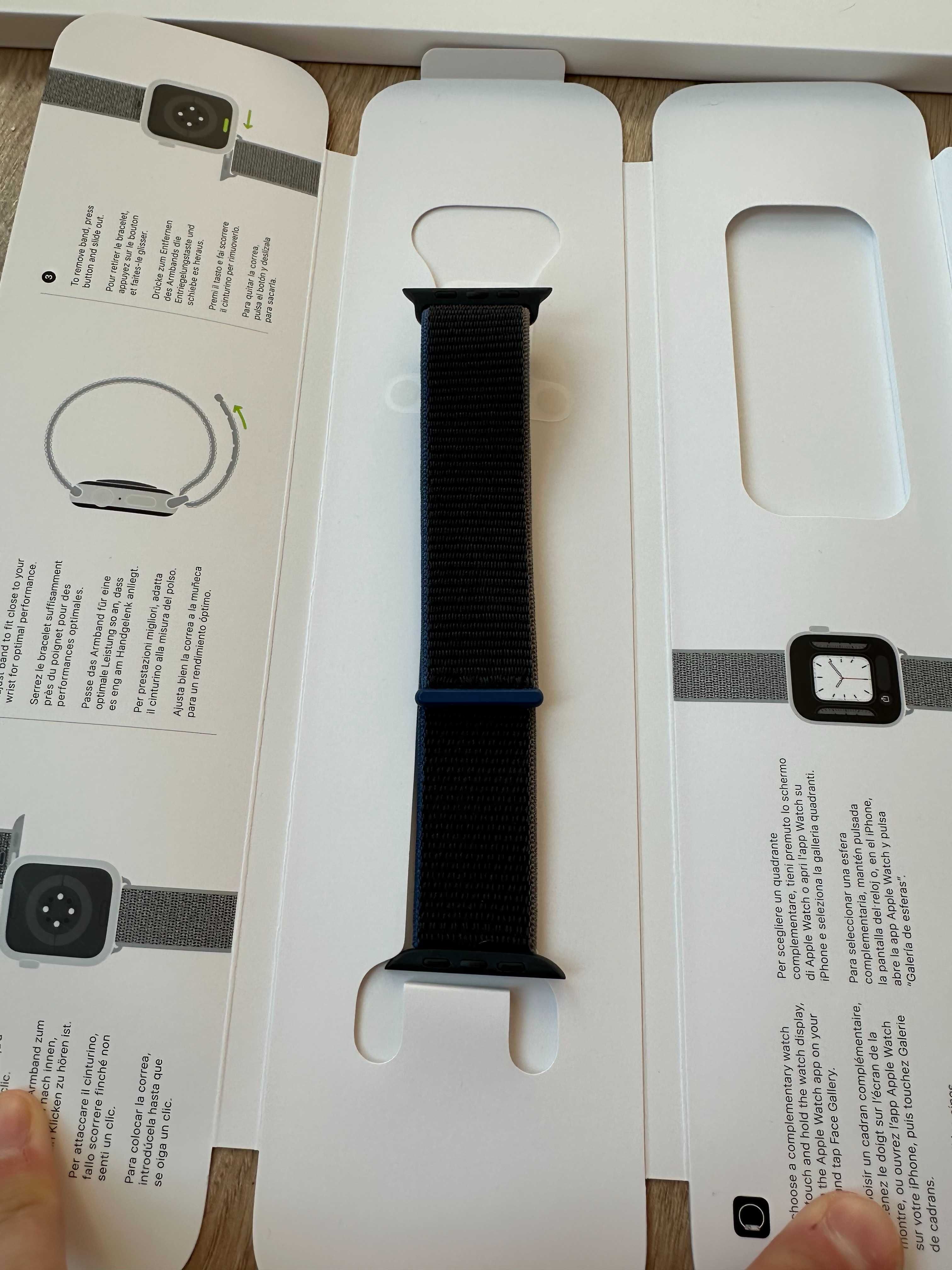 Oryginalny pasek sport band apple 42-45mm Charcoal!