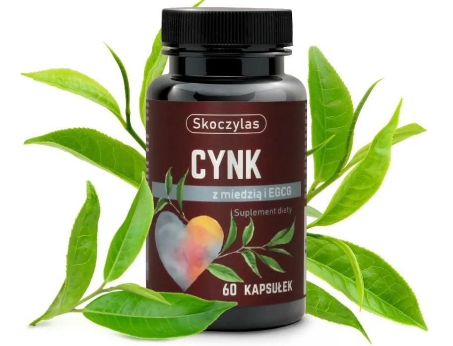 Skoczylas Cynk, miedź i ekstrakt z zielonej herbaty (EGCG)