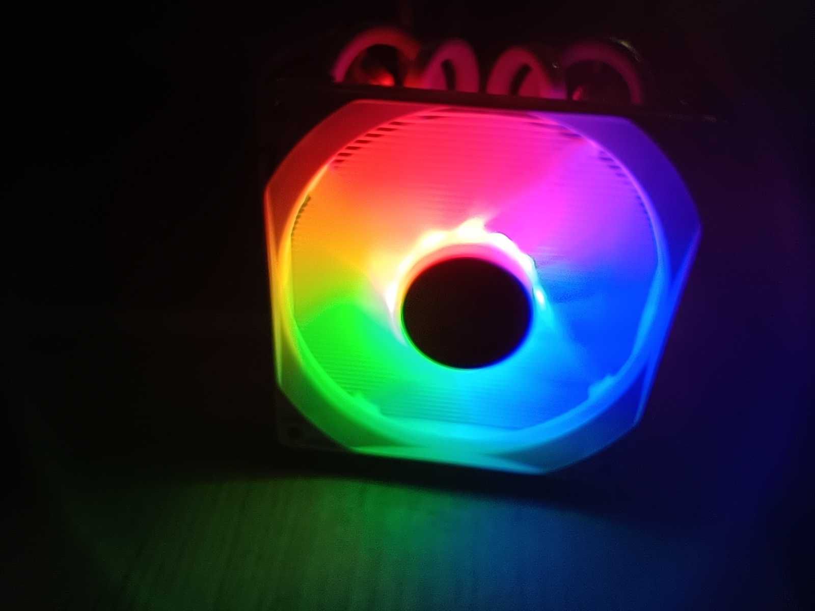 Кулер ITX TISHRIC RGB белый для Intel s1200/s115X/s1700/s1851
