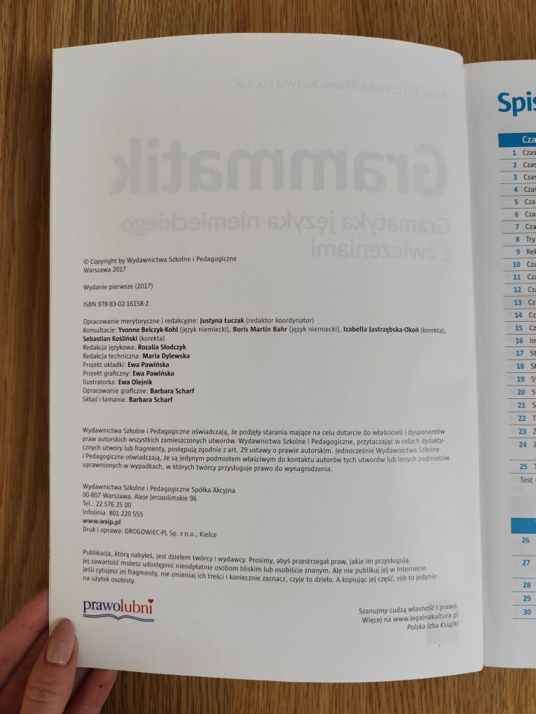 Grammatik gramatyka języka niemieckiego z ćwiczeniami A1 A2 B1 B2 WSIP
