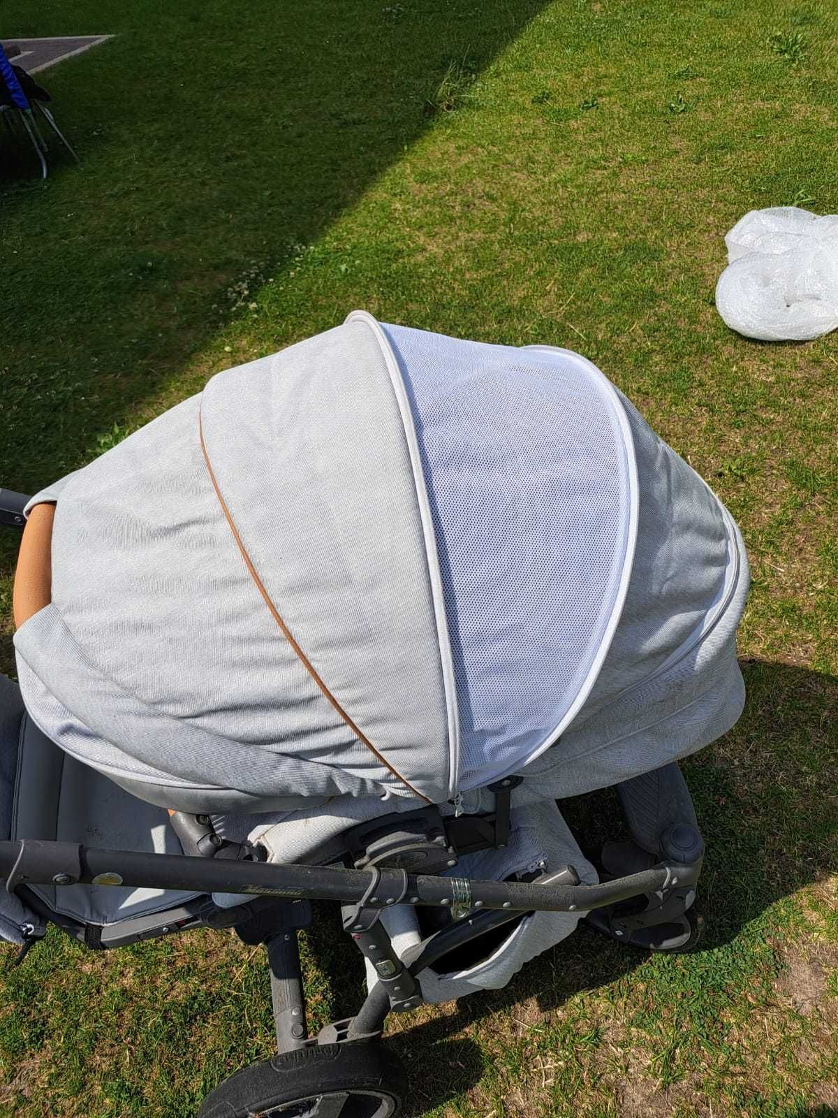 Wózek dziecięcy głęboki oraz spacerówka w jednym