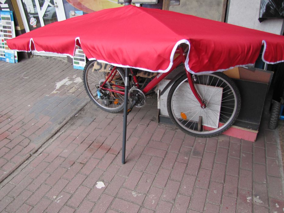 Parasol ogrodowy Prostokątny uchylny 200x125cm czerwony Vounot